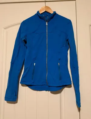 lululemon athletica Bright Blue Full-Zip Jacket thumbnail 1
