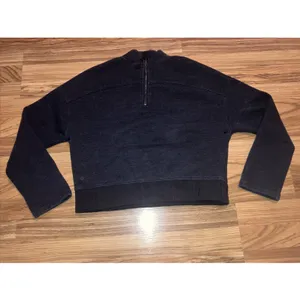 Lululemon Light as Warmth Crew ‎ 8 Dark Gray Casual Pullover Sweatshirt Workout thumbnail 4