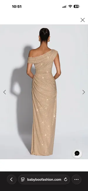 Gold Maxi Dress thumbnail 4