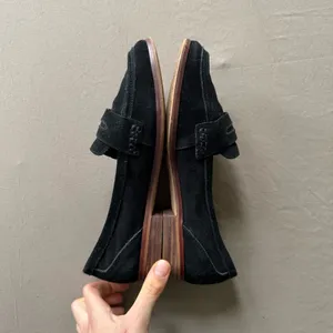 GIANNI BINI The Kare-Free Suede Penny Loafers thumbnail 3