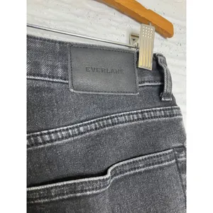 Everlane The Curvy Cheeky Jean Womens 30 Black Excellent High Rise Ankle Tapered thumbnail 4