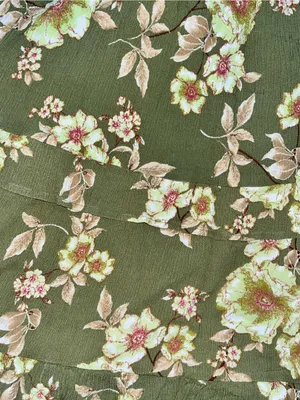 Maurice’s Floral Green Ruffled Sundress thumbnail 2