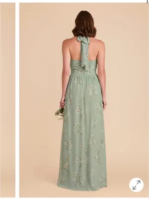 BIRDY GREY Joyce Floral Halter Maxi Dress thumbnail 2