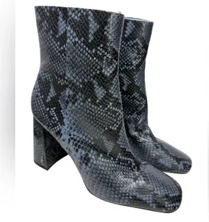 Sam Edelman Codie Bootie in Marina Blue Snakeskin Sz 9 thumbnail 3