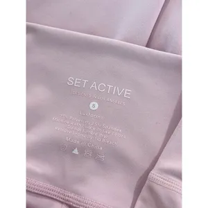 Set Active Womens Leggings Pink Luxform High Rise 7/8 Stretch Yoga Small thumbnail 4