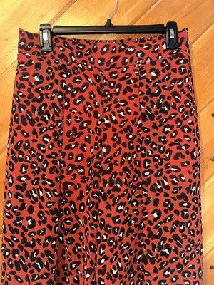 Inspired hearts cheetah sheer shorts w/ wide leg pants thumbnail 2