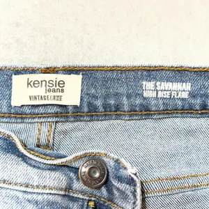 Kensie Vintage Luxe High Rise Flare Savannah Jeans Blue Denim Womens Size 10/30 thumbnail 2