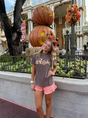 Gingham Shorts Orange thumbnail 3