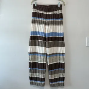 Free People NWT Spark Joy‎ Swit Knit Striped Pants Size Small thumbnail 2