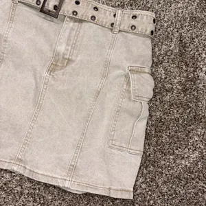 Sincerely Jules Tan Cargo Denim Skirt Women's Size 9/28 Utility Mini Skirt thumbnail 9