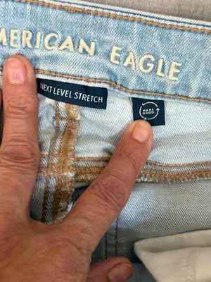 American Eagle Outfitters Light Blue High-Rise Distressed Ankle Jeans size 4S thumbnail 6