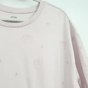 NWT Disney Star Wars Womens Force Rebel Alliance Logo Tiered Oversized Shirt‎ 2X thumbnail 3