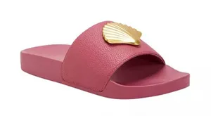 Katy Perry Pool Slide Shell sandals in dark pink, Pink Size 7 thumbnail 1