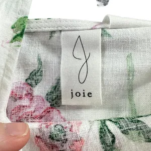 Joie Mini Shift Dress White Floral‎ Linen Blend Sleeveless Small NWT Brunch thumbnail 4