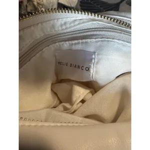 Melie Bianco “Alexandra” Cream Vegan Top Knot Handle Bag thumbnail 4