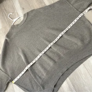 Free People Sweatshirt easy street tunic womens Gray (small) oversized slouchy thumbnail 4