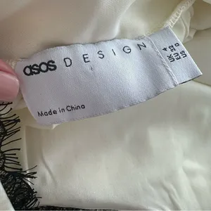 ASOS Cami Pleated Maxi Dress with Lace Trim Size 4 thumbnail 13