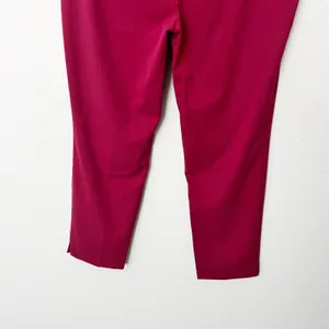 [ZARA] Red High Rise Straight Leg Ankle Length Trouser Work Career Pants NWT 10 thumbnail 9