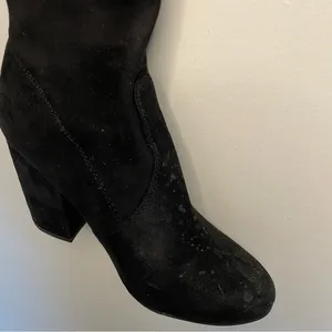Steve Madden Norri Suede Over-the-Knee Boots, Black, Size 6, EUC thumbnail 13