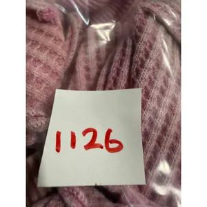 FP One Pink‎ Waffle Knit Long Sleeve Top with Side Ties Size S thumbnail 10