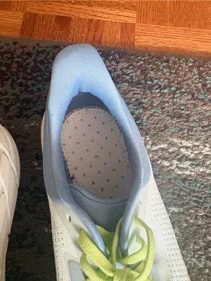Hoka One One Women's Pale Blue Running Sneakers with Lime Accents thumbnail 6