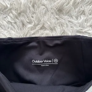 Outdoor Voices CloudKnit Bike Shorts High Rise Black Size XS thumbnail 3