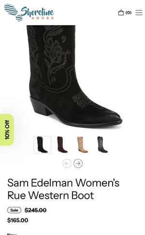 New Sam Edelman Women's Rue Western Boot 5.5  thumbnail 7