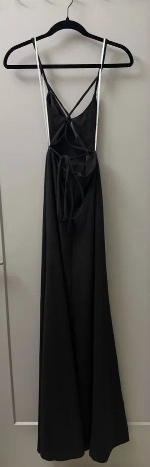 Lulus Black Bridesmaid Maxi Dress thumbnail 1