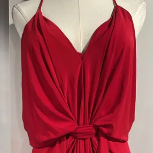MISA NWT Domino Draped Mini Dress - small thumbnail 4