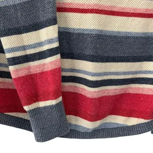 LL Bean Women’s Striped Cotton Sweater Multicolored Size Small Blue, Pink, Cream thumbnail 4