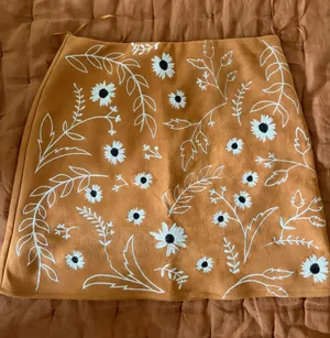Francesca's Faux Suede Skirt thumbnail 1