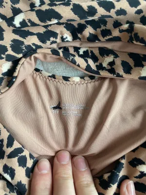 Aerie leopard print wrap around one piece  thumbnail 5