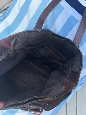 Fossil Leather Bag Shoulder Brown thumbnail 3