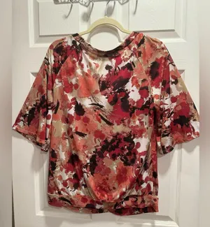 East 5th Avenue Floral Top for Women Size L thumbnail 2