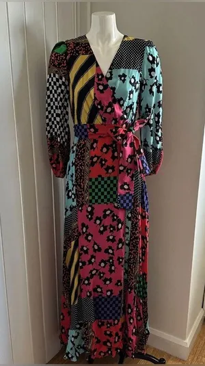 Alice + Olivia plus Coco Patchwork Maxi Dress thumbnail 4