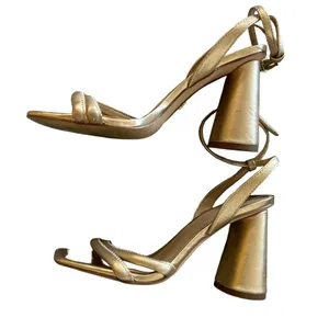 Sam Edelman women's size 6 strappy gold sandal thumbnail 5