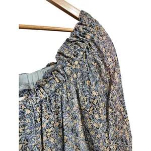 Anthropologie Kira Off the Shoulder Peasant Dress Floral Tiered‎ Midi Dress 12 thumbnail 3