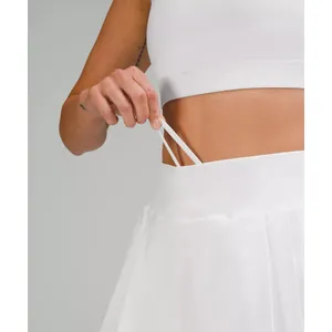 Lululemon Side-Pleat High-Rise Tennis Skirt White Size 8 NWT thumbnail 3