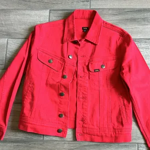 NWT Lee vintage modern rider jacket in red thumbnail 2