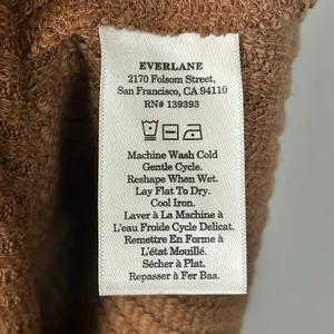 Everlane Dress Womens Medium Sleeveless Organic Cotton Ribbed Knit Stretch Brown thumbnail 13