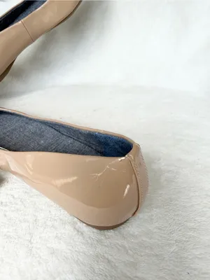 Dr. Scholl's Beige Patent Ballet Flats Size 9.5 thumbnail 8
