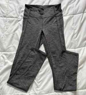 Athleta Revelation Heathered Gray Yoga Leggings Womens Size‎ Small Activewear thumbnail 1