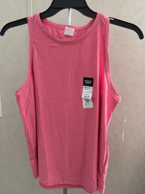 Athletic Works Pink Scoop Neck Tank Top thumbnail 3