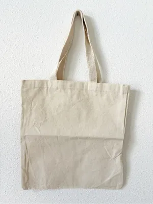 J Crew Boston 100% Cotton Recyclable Tote Bag Shopping thumbnail 2