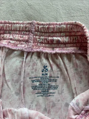 Pink Floral Women’s Pajama Shorts thumbnail 4