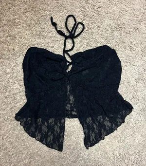 Emory Park Lace Halter Top thumbnail 1