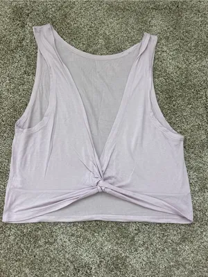 Aerie Sleeveless Cropped Workout Tank thumbnail 2