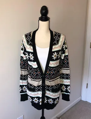 NOLLIE Print Cardigan Multiple Size M thumbnail 1