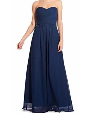Adrianna Papell Charlotte Navy Bridesmaids Dress thumbnail 1
