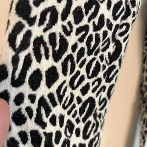 Cato Jacket Small Black White Leopard Print Button‎ Tie Waist Long Sleeve Knit thumbnail 7